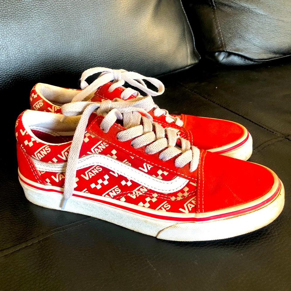 Kids red vans